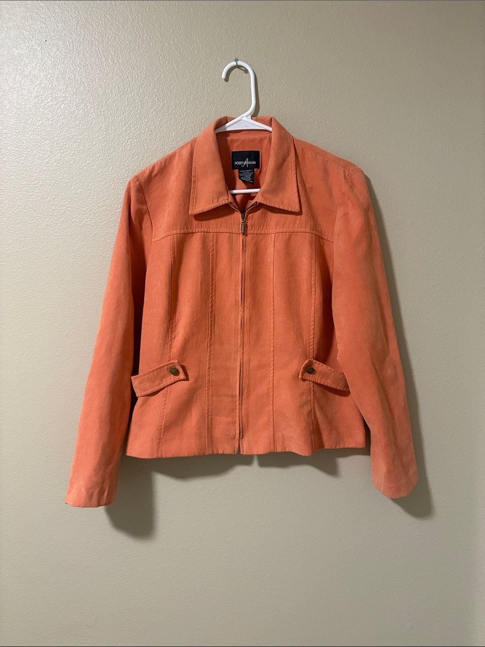 Faux suede jacket